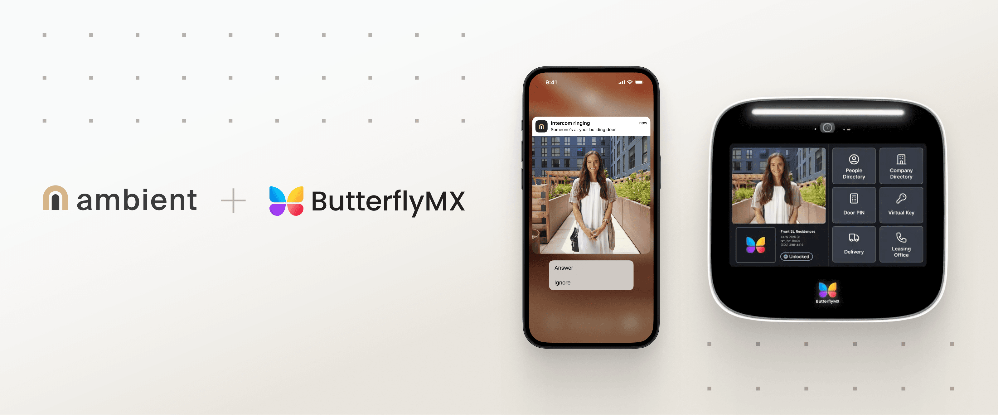 Ambient integrates with ButterflyMX